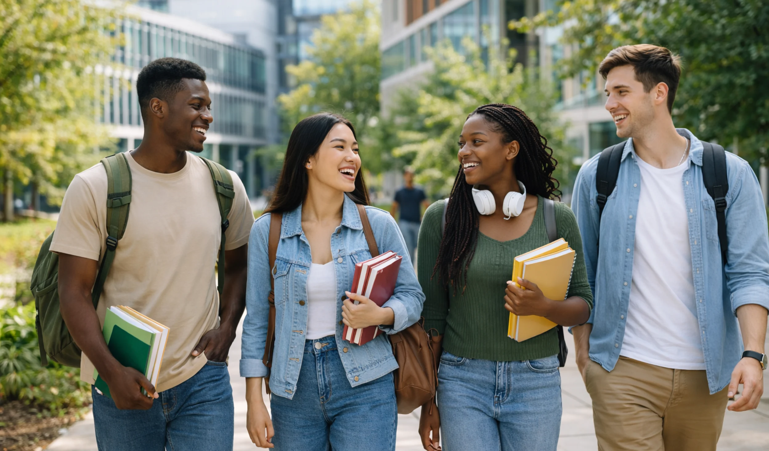 Students participating in ISEP international exchange program