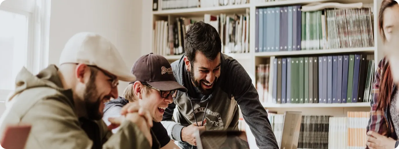 Exchange students integrating at host university campus